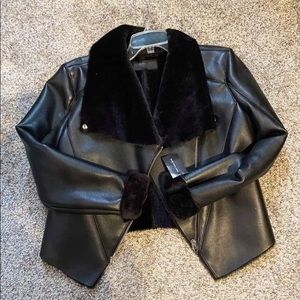 South Moon Under Faux Leather Jacket NWT